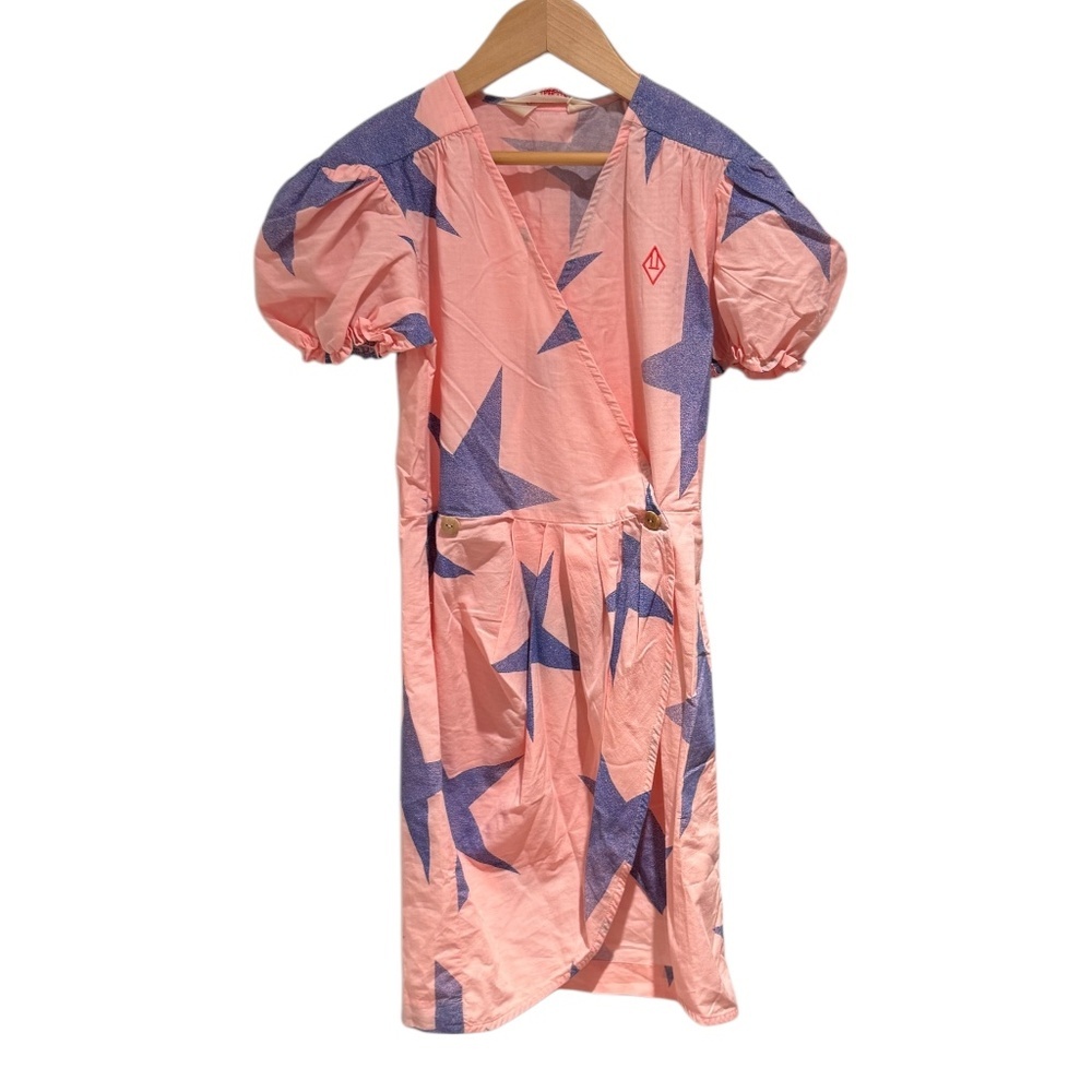 THE ANIMALS OBSERVATORY pink & purple stars dress - size 8